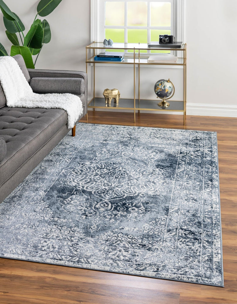 Cambridge Classics Collection Area Rug -  Fitzwilliam (Blue) Rectangle Blue  lifestyle 2