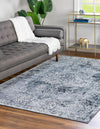 Cambridge Classics Collection Area Rug -  Fitzwilliam (Blue) Rectangle Blue  lifestyle 3