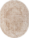 Cambridge Classics Collection Area Rug -  Fitzwilliam (Beige) Oval Beige  lifestyle 9