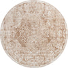 Cambridge Classics Collection Area Rug -  Fitzwilliam (Beige) Round Beige  lifestyle 12