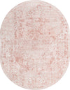 Cambridge Classics Collection Area Rug -  Fitzwilliam (Pink) Oval Pink  lifestyle 9