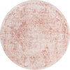 Cambridge Classics Collection Area Rug -  Fitzwilliam (Pink) Round Pink  lifestyle 12