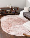 Cambridge Classics Collection Area Rug -  Fitzwilliam (Pink) Oval Pink  lifestyle 14