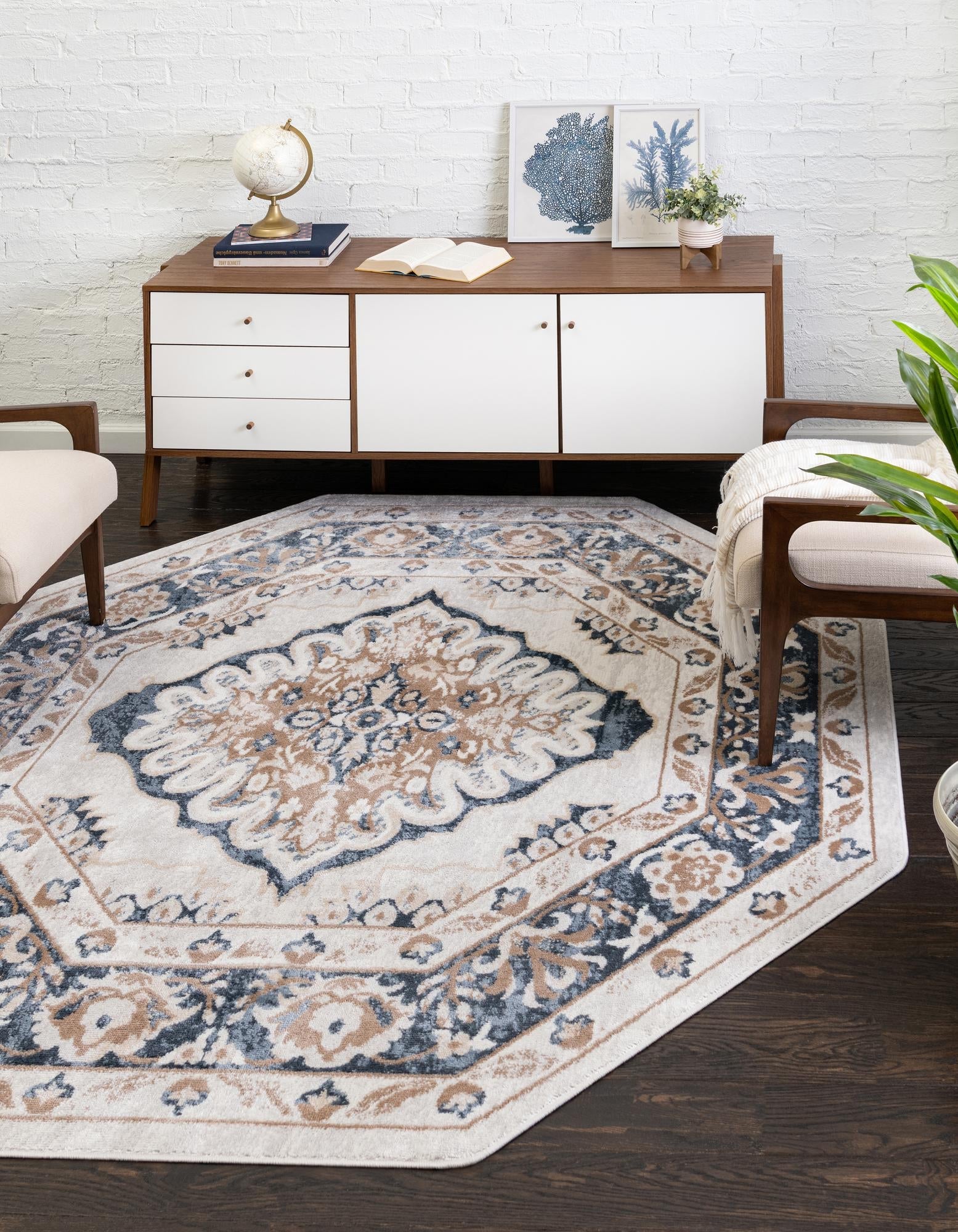 Cambridge Classics Collection Area Rug -  Fitzwilliam (Cream)