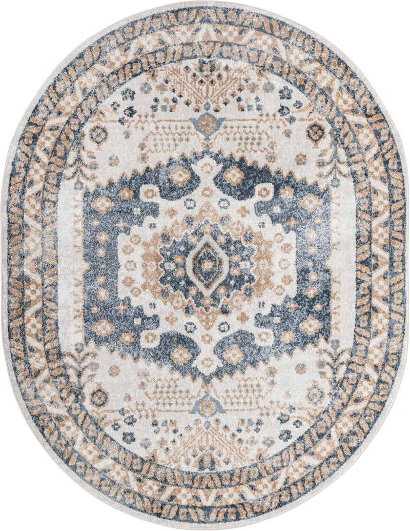 Cambridge Classics Collection Area Rug -  Magdalene (Cream) Oval Cream  lifestyle 14