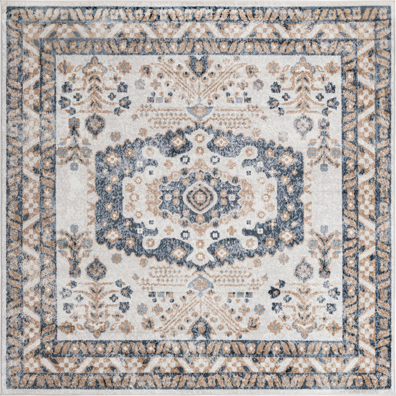 Cambridge Classics Collection Area Rug -  Magdalene (Cream) Square Cream  lifestyle 15