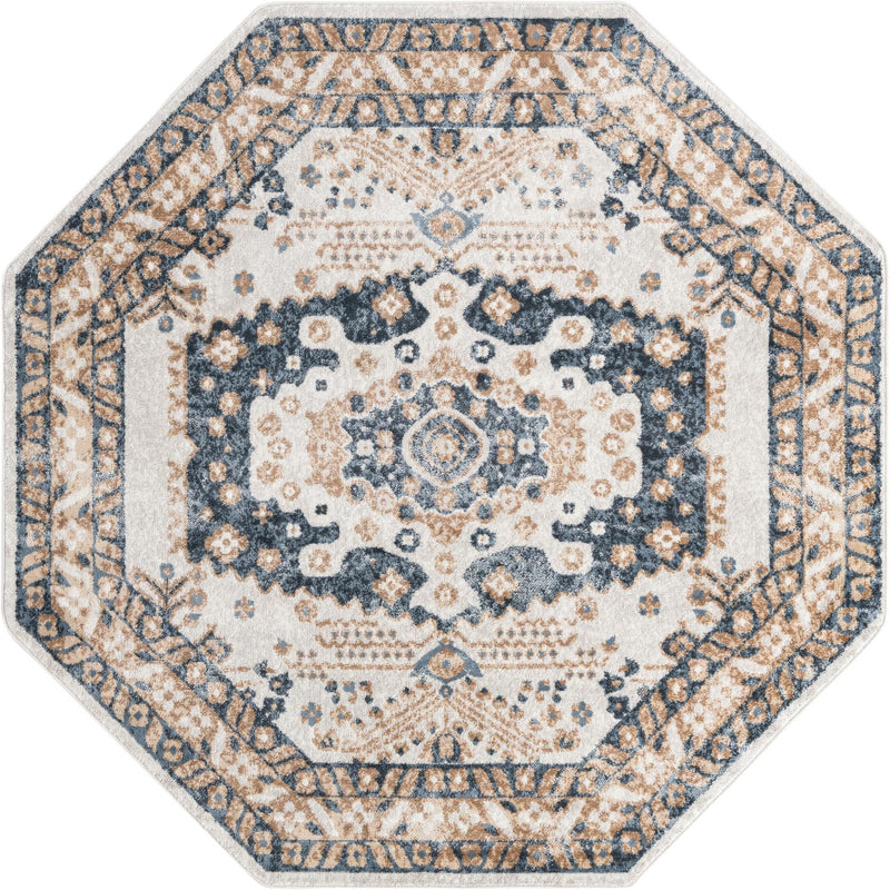 Cambridge Classics Collection Area Rug -  Magdalene (Cream) Octagon Cream  lifestyle 16