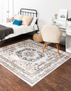 Cambridge Classics Collection Area Rug -  Magdalene (Cream) Square Cream  lifestyle 25