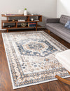 Cambridge Classics Collection Area Rug -  Magdalene (Cream) Rectangle Cream  lifestyle 2