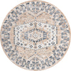 Cambridge Classics Collection Area Rug -  Magdalene (Beige) Round Beige  lifestyle 12