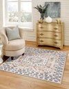 Cambridge Classics Collection Area Rug -  Magdalene (Beige) Square Beige  lifestyle 15