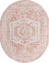 Cambridge Classics Collection Area Rug -  Magdalene (Pink) Oval Pink  lifestyle 9