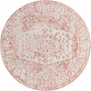 Cambridge Classics Collection Area Rug -  Magdalene (Pink) Round Pink  lifestyle 12