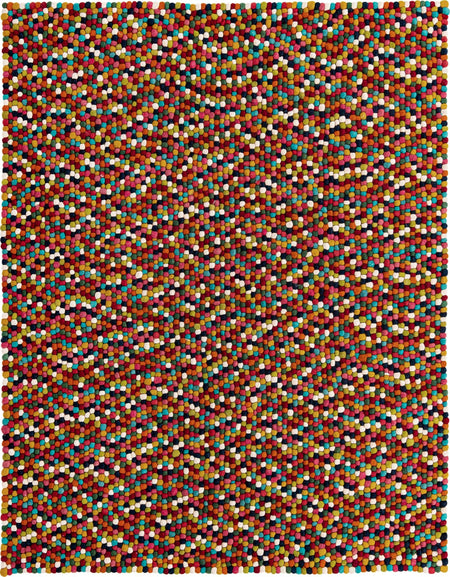 Woolen Sphere Collection Area Rug - Sphereville (Multi)