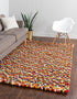 Woolen Sphere Collection Area Rug - Sphereville (Multi)