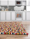 Wool Sphere Alley Collection Area Rug - Sphereville (Multi) Rectangle Multi  lifestyle 8