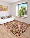 Wool Sphere Alley Collection Area Rug - Sphereville (Multi) Rectangle Multi  lifestyle 9