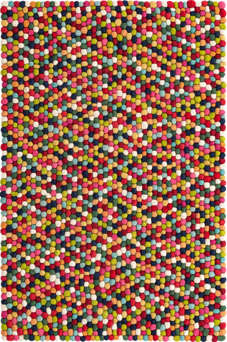 Woolen Sphere Collection Area Rug - Sphereville (Multi)