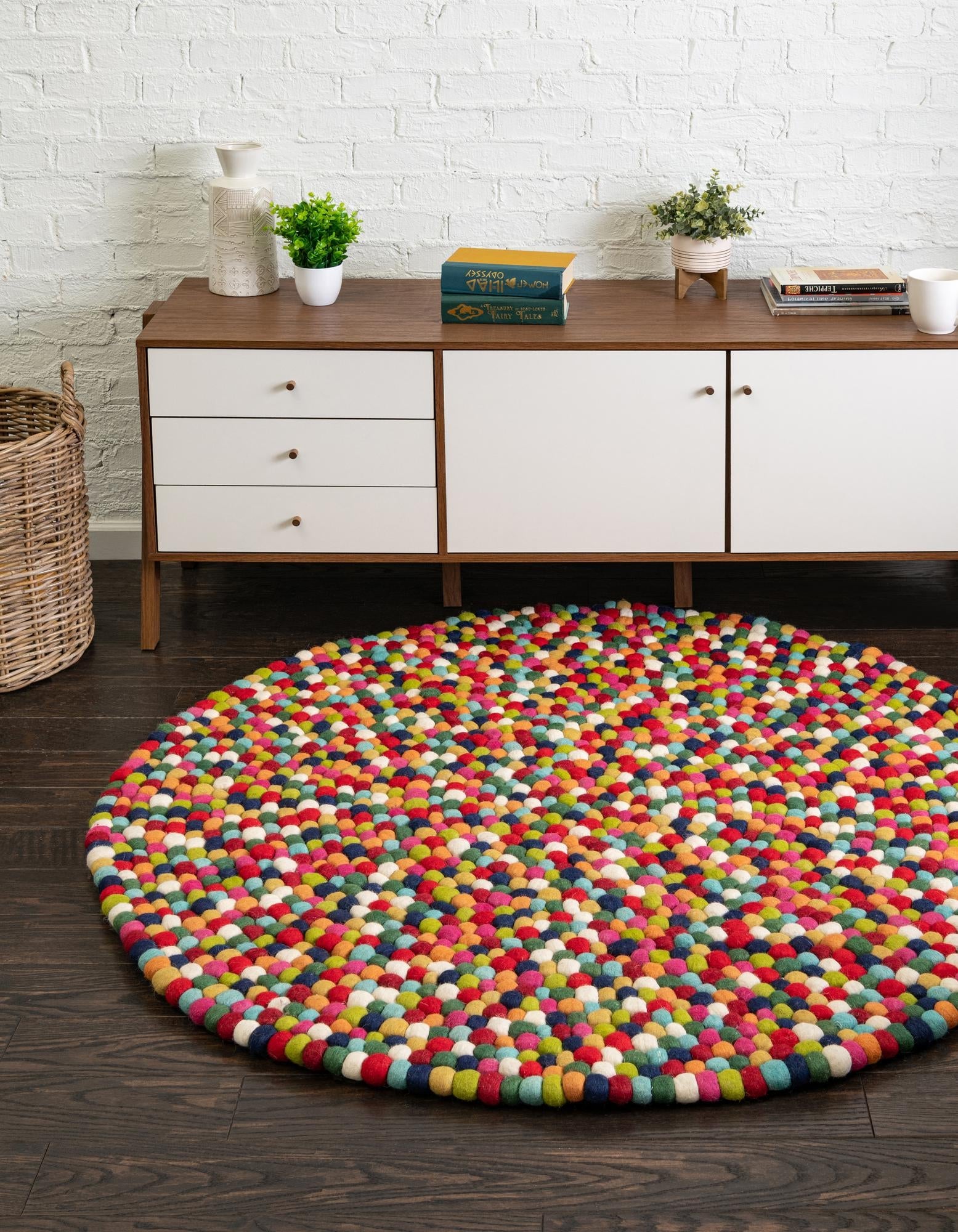 Woolen Sphere Collection Area Rug - Sphereville (Multi)