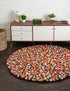 Woolen Sphere Collection Area Rug - Sphereville (Multi)