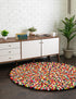 Woolen Sphere Collection Area Rug - Sphereville (Multi)