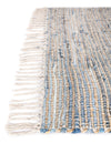 Coastal Boho Jute Collection Area Rug - Capri Rectangle Blue  lifestyle 26