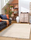 Coastal Boho Jute Collection Area Rug - Capri Rectangle Natural  lifestyle 3