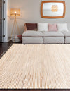 Coastal Boho Jute Collection Area Rug - Capri Rectangle Natural  lifestyle 9