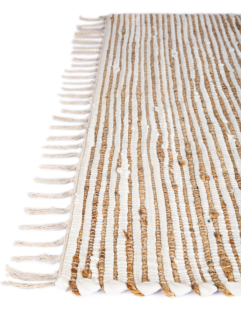 Coastal Boho Jute Collection Area Rug - Capri Rectangle Natural  lifestyle 27