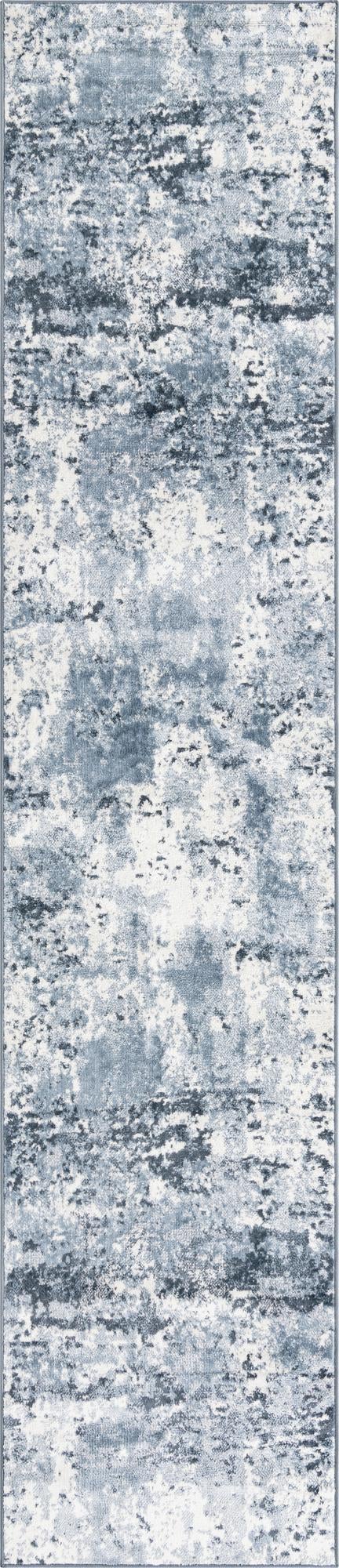 Luminara Sands Collection Area Rug - Serenity (Vintage Blue) Runner Vintage Blue  lifestyle 14