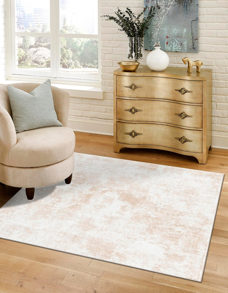 Luminara Sands Collection Area Rug - Serenity (Sand) Square Sand  lifestyle 9