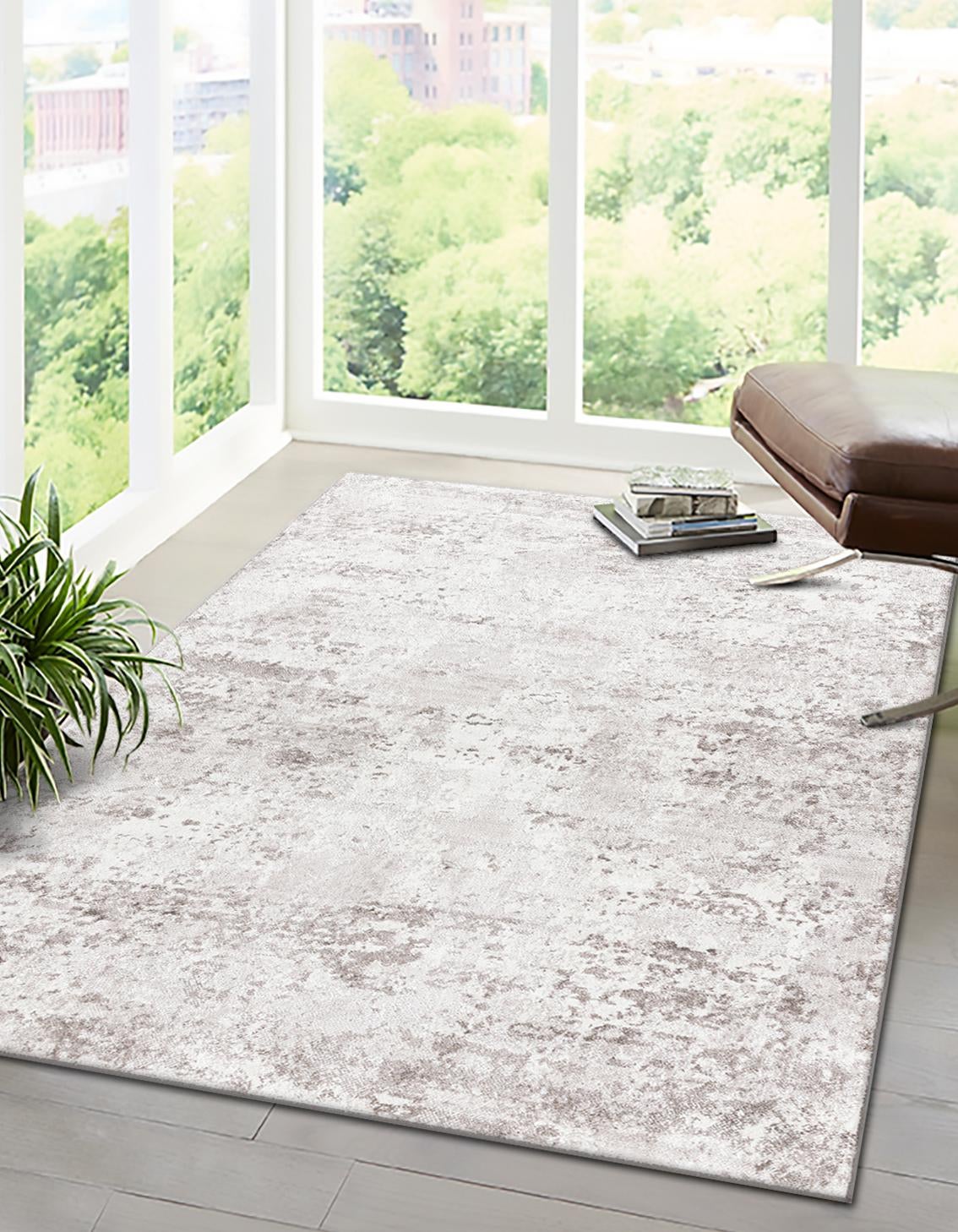 Luminara Sands Collection Area Rug - Serenity (Stone Gray)