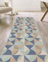 Lagoon Oasis Collection Area Rug - Coral