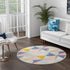 Lagoon Oasis Collection Area Rug - Coral