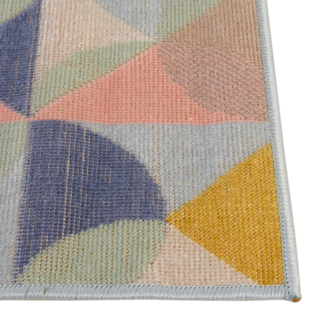 Lagoon Oasis Collection Area Rug - Coral