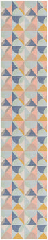 Lagoon Oasis Collection Area Rug - Coral