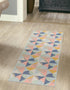 Lagoon Oasis Collection Area Rug - Coral