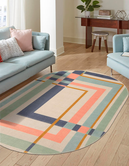 Lagoon Oasis Collection Area Rug -  Reef