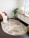 Lagoon Oasis Collection Area Rug -  Atoll Oval Multi  lifestyle 33