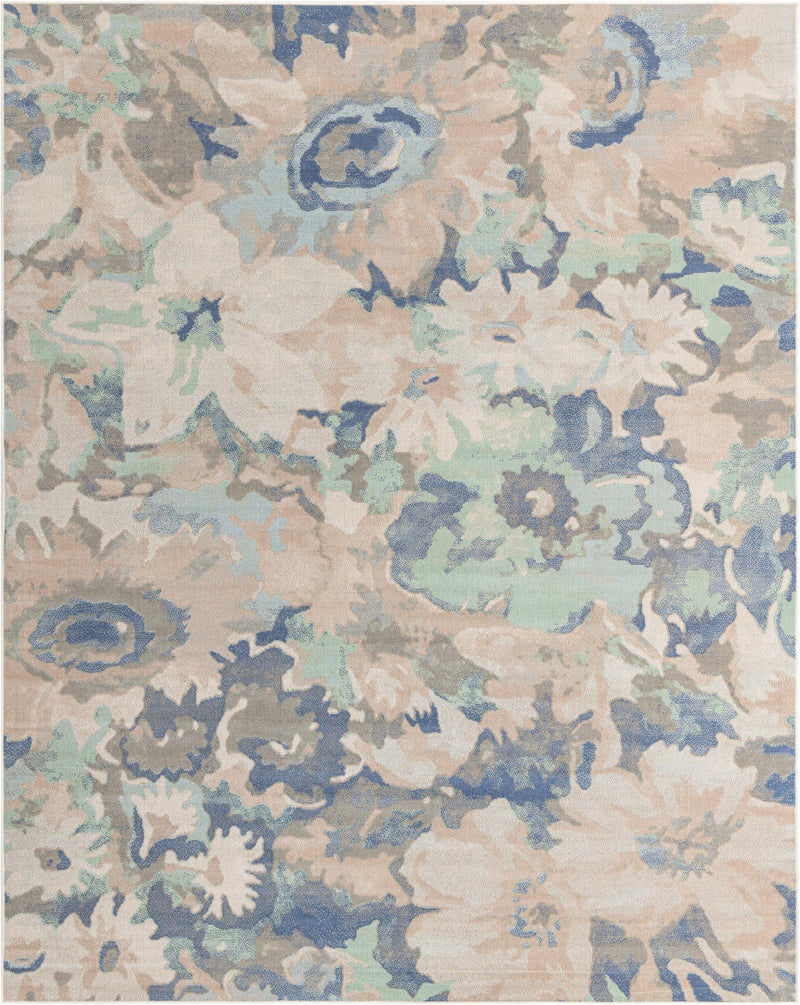 Lagoon Oasis Collection Area Rug -  Atoll Rectangle Blue Main