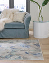 Lagoon Oasis Collection Area Rug -  Atoll Rectangle Blue  lifestyle 5