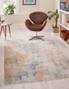 Lagoon Oasis Collection Area Rug -  Seagrass Rectangle Multi  lifestyle 4