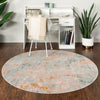 Lagoon Oasis Collection Area Rug -  Seagrass Round Multi  lifestyle 91