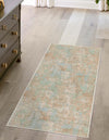 Lagoon Oasis Collection Area Rug -  Seagrass Runner Teal  lifestyle 31