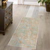 Lagoon Oasis Collection Area Rug -  Seagrass Runner Teal  lifestyle 88