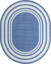 Lagoon Oasis Collection Area Rug -  Harbor Oval Blue  lifestyle 40