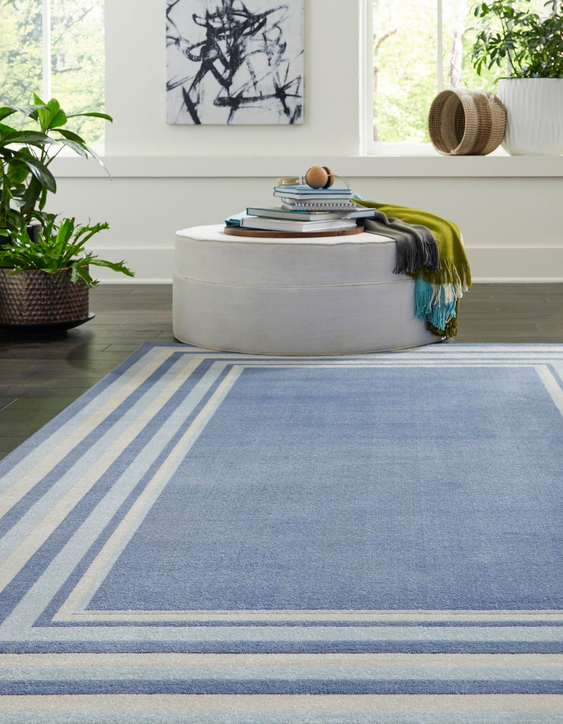 Lagoon Oasis Collection Area Rug -  Harbor Rectangle Blue  lifestyle 5