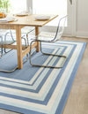 Lagoon Oasis Collection Area Rug -  Harbor Rectangle Blue  lifestyle 8