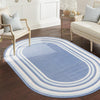 Lagoon Oasis Collection Area Rug -  Harbor Oval Blue  lifestyle 124