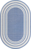 Lagoon Oasis Collection Area Rug -  Harbor Oval Blue  lifestyle 33